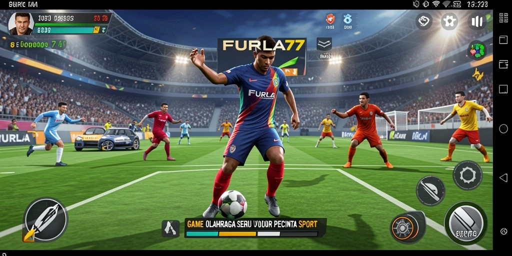 Tampilan utama gameplay FURLA77 yang menarik.