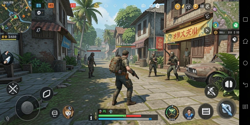 Tampilan gameplay G668 yang mengesankan dan realistis dalam simulasi.