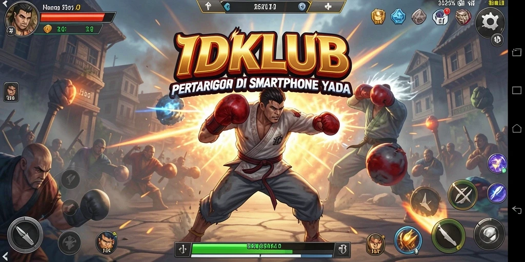 Tampilan gameplay IDKLUB yang mendebarkan dan penuh aksi.