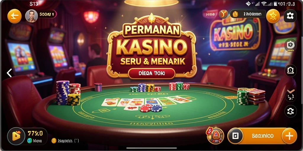 Screenshot utama S13 menampilkan gameplay kasino yang menarik.