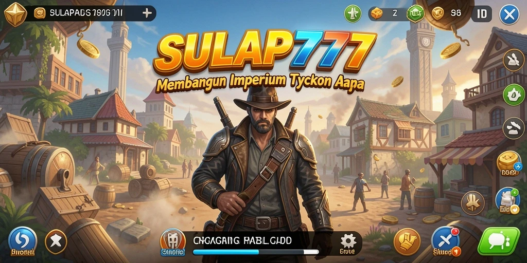 Screenshot utama SULAP777 menampilkan antarmuka gameplay Tycoon yang menarik.
