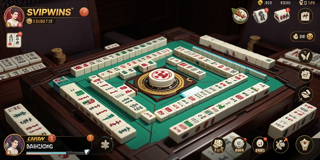Tampilan menarik dari gameplay Mahjong di SVIPWINS.